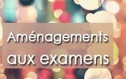 Aménagement d'examen lié au handicap